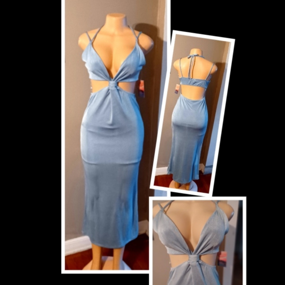 Sexy spandex cutout dress New L